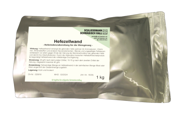 Hefezellwand (1kg) - 1kg-Packung