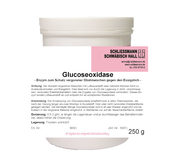 Glucoseoxidase (20g / 250g) - 20g-Dose