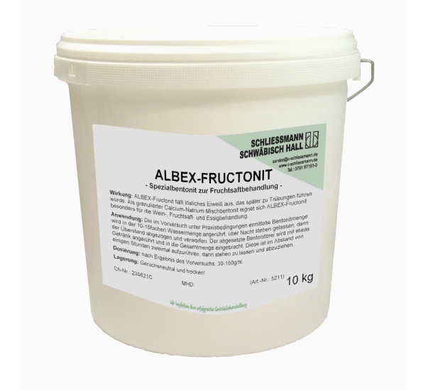 ALBEX Calcium-Natrium-Mischbentonit (10kg / 20kg) - 10kg-Eimer